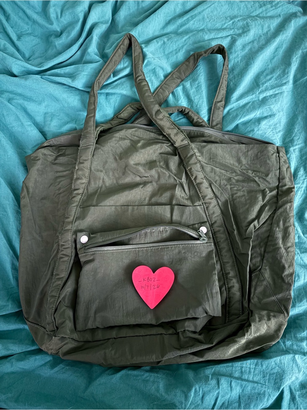 Used Baggu Bay Laurel Travel Cloud
